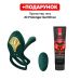 Смарт ерекційне кільце Zalo BAYEK Turquoise Green, подвійне з ввідною частиною, пульт ДК
