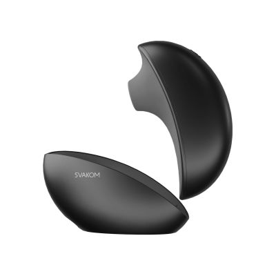 Вакуумний кліторальний смартстимулятор Svakom Pulse Galaxie Midnight Black, проєктор зоряного неба 