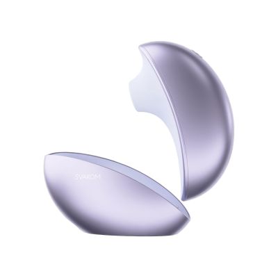 Вакуумний кліторальний смартстимулятор Svakom Pulse Galaxie Metal Lilac, проєктор зоряного неба