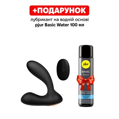 Масажер простати та вібратор зони G з пультом ДК Svakom Vick Black