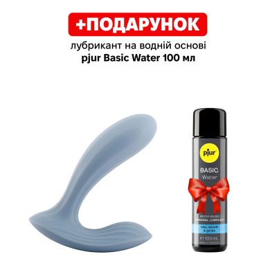 Смарт-вібратор в трусики Svakom Erica Dusty Blue, дуже гнучкий, 2 мотори