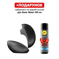 Вакуумний кліторальний смартстимулятор Svakom Pulse Galaxie Midnight Black, проєктор зоряного неба 