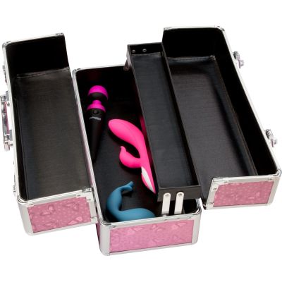 Кейс для зберігання секс-іграшок BMS Factory - Large Lokable Vibrator Case Pink Кейс для зберігання секс-іграшок BMS Factory - Large Lokable Vibrator Case Pink