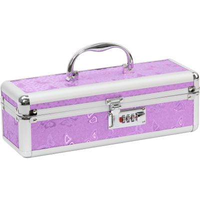 Кейс для зберігання секс-іграшок BMS Factory - The Toy Chest Lokable Vibrator Case Purple з кодовим Кейс для зберігання секс-іграшок BMS Factory - The Toy Chest Lokable Vibrator Case Purple з кодовим