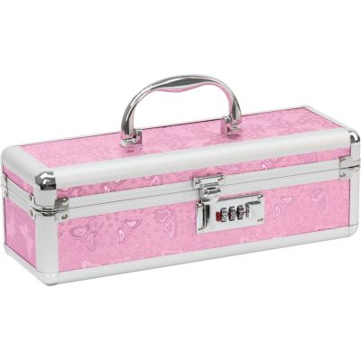 Кейс для зберігання секс-іграшок BMS Factory - The Toy Chest Lokable Vibrator Case Pink з кодовим за Кейс для зберігання секс-іграшок BMS Factory - The Toy Chest Lokable Vibrator Case Pink з кодовим за