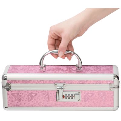 Кейс для зберігання секс-іграшок BMS Factory - The Toy Chest Lokable Vibrator Case Pink з кодовим за Кейс для зберігання секс-іграшок BMS Factory - The Toy Chest Lokable Vibrator Case Pink з кодовим за