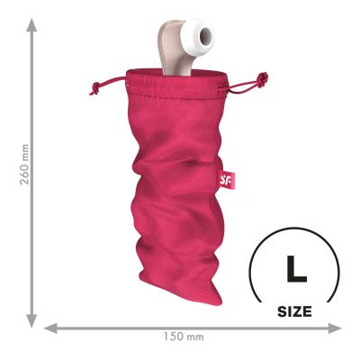 Мішечок для зберігання іграшок Satisfyer Treasure Bag L Pink Мішечок для зберігання іграшок Satisfyer Treasure Bag L Pink
