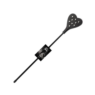 Стек із металевими гвинтами Art of Sex — BDSM Heart, екошкіра, колір чорний Стек із металевими гвинтами Art of Sex — BDSM Heart, екошкіра, колір чорний