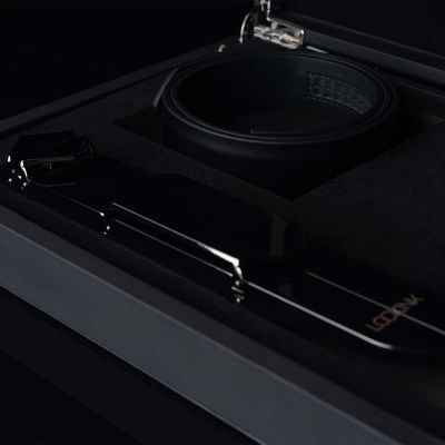 Регульована ляскалка LOCKINK Adjustable Slapper for Impact Play - Black