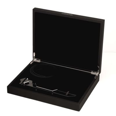 Регульована ляскалка LOCKINK Adjustable Slapper for Impact Play - Black