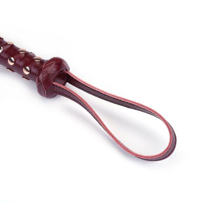 Флогер Liebe Seele Wine Red Studded Flogger Флогер Liebe Seele Wine Red Studded Flogger