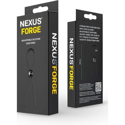 Ерекційне кільце Nexus FORGE Single Adjustable Lasso - Black Ерекційне кільце Nexus FORGE Single Adjustable Lasso - Black