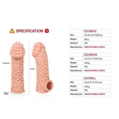 Насадка на член Kokos Cock Sleeve CS 004 M Насадка на член Kokos Cock Sleeve CS 004 M
