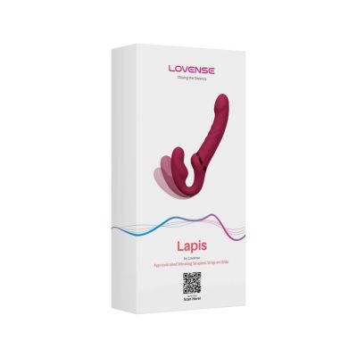 Безремінний смартстрапон Lovense Lapis vibrating strapless strap-on, 3 мотори Безремінний смартстрапон Lovense Lapis vibrating strapless strap-on, 3 мотори