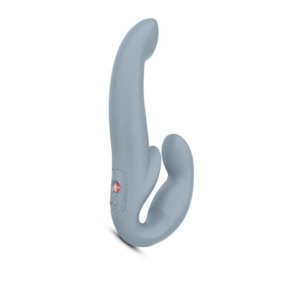 Безремінний страпон з вібрацією Fun Factory SHARE VIBE PRO cool grey, регульований Безремінний страпон з вібрацією Fun Factory SHARE VIBE PRO cool grey, регульований