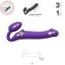 Безремінний страпон з вібрацією Strap-On-Me Vibrating Violet L, діам. 3,7см, пульт ДК, регульований Безремінний страпон з вібрацією Strap-On-Me Vibrating Violet L, діам. 3,7см, пульт ДК, регульований