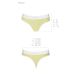 Спортивні трусики-стрінги Passion PS007 PANTIES yellow, size XL