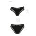 Трусики з прозорою вставкою Passion PS002 PANTIES black, size S