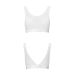 Топ з прозорою вставкою Passion PS002 TOP white, size M