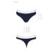 Спортивні трусики-стрінги Passion PS007 PANTIES navy blue, size XL