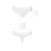 Трусики-бразиліана з бавовни Passion PS005 PANTIES white, size S