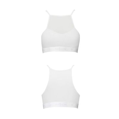 Спортивний топ з прозорою вставкою Passion PS006 TOP white, size XL Спортивний топ з прозорою вставкою Passion PS006 TOP white, size XL