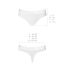 Трусики-бразиліана з бавовни Passion PS005 PANTIES white, size XL