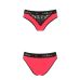 Трусики з широкою гумкою і мереживом Passion PS001 PANTIES red/black, size L
