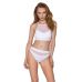 Трусики з прозорою вставкою Passion PS006 PANTIES white, size S Трусики з прозорою вставкою Passion PS006 PANTIES white, size S