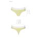 Спортивні трусики-стрінги Passion PS007 PANTIES yellow, size L