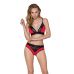 Трусики з широкою гумкою і мереживом Passion PS001 PANTIES red/black, size XL Трусики з широкою гумкою і мереживом Passion PS001 PANTIES red/black, size XL