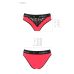 Трусики з широкою гумкою і мереживом Passion PS001 PANTIES red/black, size XL Трусики з широкою гумкою і мереживом Passion PS001 PANTIES red/black, size XL