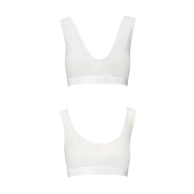 Спортивний топ з еластичної бавовни Passion PS005 TOP white, size XL