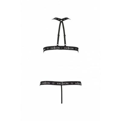 Напівпрозоре боді з вирізами Passion Exclusive Mirajane Body black L/XL, black