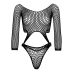 Боді Leg Avenue Top bodysuit with thong back Black Боді Leg Avenue Top bodysuit with thong back Black