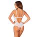 Еротичне напівпрозоре боді Obsessive Heavenlly crotchless teddy XL/2XL, з доступом
