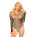 Боді Leg Avenue Crystalized fishnet bodysuit Black One Size