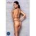 Боді-халтер з екошкіри Passion JANNIES BODY XXL/XXXL black