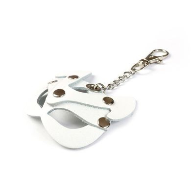 Брелок на карабіні для ключів Art of Sex Kitty, Білий Брелок на карабіні для ключів Art of Sex Kitty, Білий