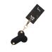 Брелок на карабіні для ключів Art of Fhallus, Чорний Брелок на карабіні для ключів Art of Fhallus, Чорний
