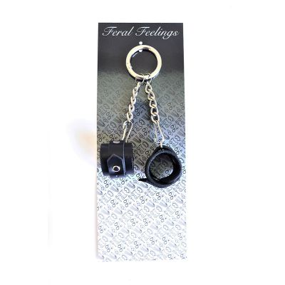 Брелок Наручники Чорний Брелок Наручники Чорний