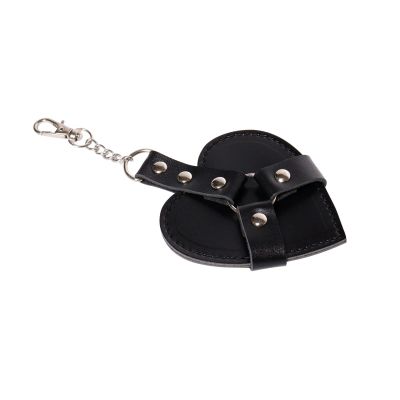 Брелок на карабіні для ключів Art of Chained Heart, Чорний