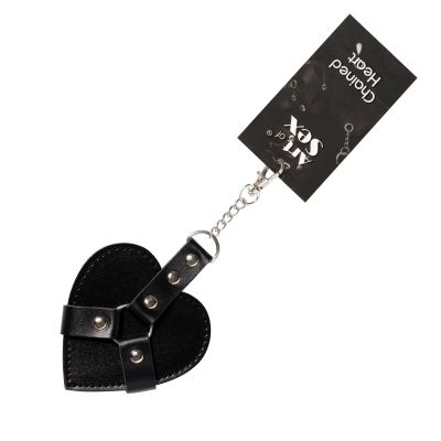 Брелок на карабіні для ключів Art of Chained Heart, Чорний