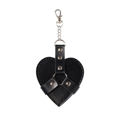 Брелок на карабіні для ключів Art of Chained Heart, Чорний