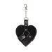 Брелок на карабіні для ключів Art of Chained Heart, Чорний