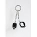 Брелок Наручники з пряжкою Чорний