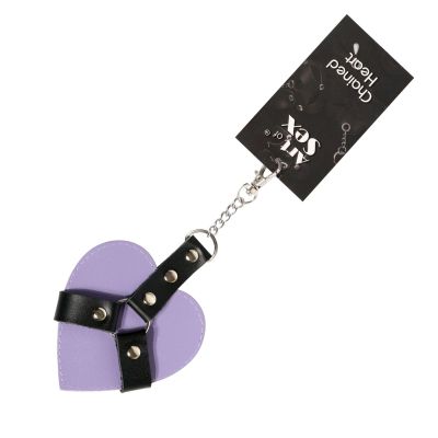 Брелок на карабіні для ключів Art of Chained Heart, Лаванда