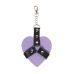 Брелок на карабіні для ключів Art of Chained Heart, Лаванда