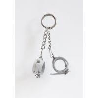 Брелок Наручники з пряжкою Білий Брелок Наручники з пряжкою Білий