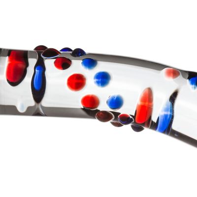 Скляний ділдо з вигинами і малюнком Gildo Glass Dildo No. 3 Скляний ділдо з вигинами і малюнком Gildo Glass Dildo No. 3